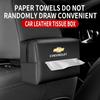 Car Mounted Tissue Box Drawer Box Creative Car Armrest Box Backrest Hanging Multifunctional Sun Visor Tissue Bag For Chevrolet