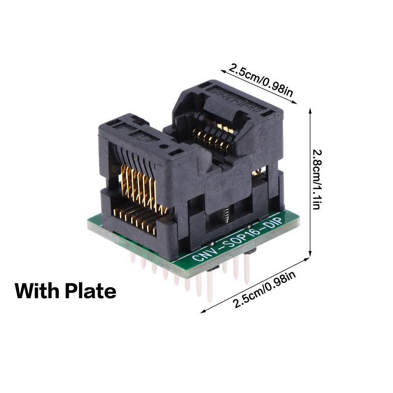 Chip-Testsockel Ots-16-1.27-04 Enplas Sop16 1,27mm Raster-IC-Test- und Burn-In-Sockel Packungsgröße 7,5 mm