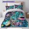 Mandala Pattern Bedding Quilt Set Quilt Cover Pillowcase Home Decoration Gift (1 * duvet cover + 2 * pillowcase, without core)