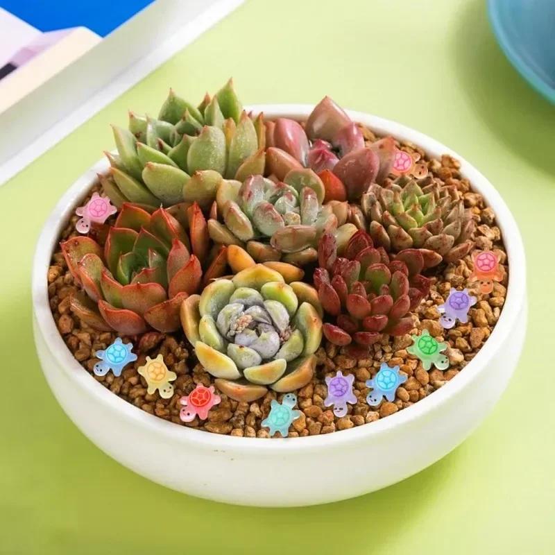 300pcs Cute Mini Resin Turtles Self-Luminous Turtle Miniatures Resin Tiny Turtles Nails DIY Accessories Creative Gifts Toys