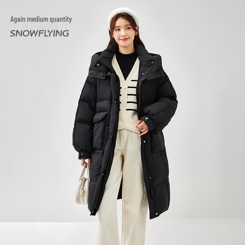 

SNOWFLYING Women s Mid-Length Padded Down Jacket (2025 Winter) L (165)