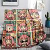 Anya Forger Print Flannel Blanket, Ultra Soft High Quality All Seasons Warm Throw, Home Decor Cozy Blanket, Perfect Christmas Gift