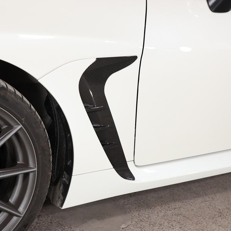 For Subaru BRZ  For Toyota GR 86  ABS Matt Black Car Fender Side Air Vent Outlet Cover Trim Sticker Car Accessories