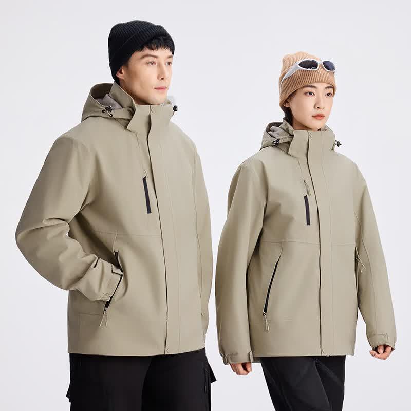 COVER GAL Unisex 3-in-1 Windproof Waterproof Down Jacket
