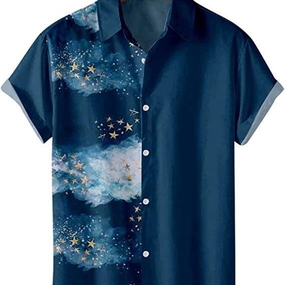 Рождественская коллекция мужская повседневная 3D цифровая печать весна/лето короткая — фото 6