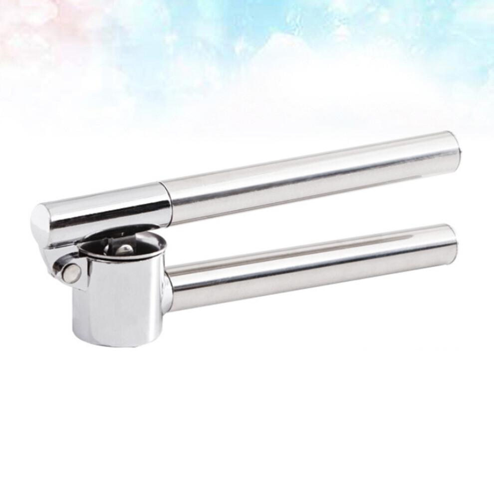 Stainless Steel Garlic Press Squeezer Masher Juicer Kitchen Tool