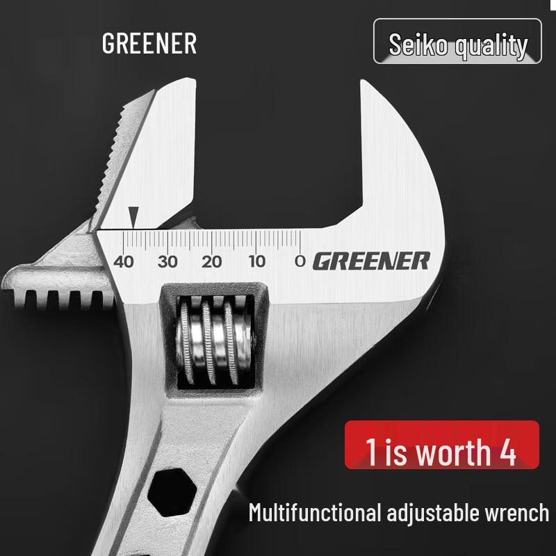 Greener 10-inch Dual-Purpose Adjustable Wrench