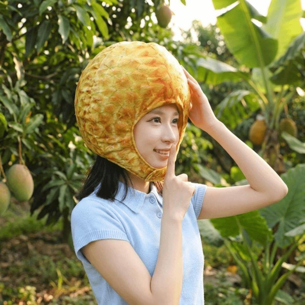 Cartoon Simulation Fruit Hat Unique Party Costume Head Cover Whimsical Food Shape Hat Themed Event