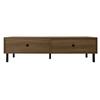 TV Cabinet, TV Stand, TV Panel and 4 Doors. Fine Texture. Available In Black or Natural Wood. Height 47 Cm / Length 170 Cm / Width 38 Cm