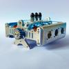 V8 Metal Engine Model V6 Horizontally Opposed Engine Compatible with Remote Control Vehicles Boats for Engine Assembly Model