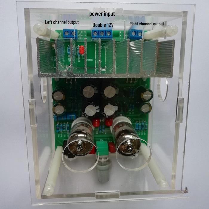 

Hi-Fi Ентузіаст 6J1 Ламповий Передпідсилювач з Платою Підсилювача LM1875T для Навушників