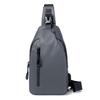 Sac bandoulière croisé poitrine décontracté pour homme en nylon