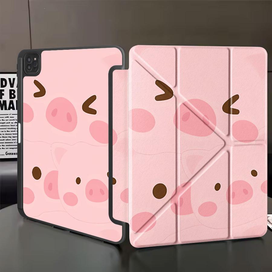 

Держатель Чехол Чехол для планшета Для iPad Pro 11-го 10-го 9-го 8-го 7-го 12.9 дюйма Mini 6 7 Air 4 5 M3 M2 1 2 M4 11-дюймовый Pro 2025 Свинья iPad Mini 6 8.3