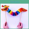 Craft Diy Material Dragon Paper Chinese Year Diy Dragon Decor Chinese Dragon Dance Threedimensional Pull Flower