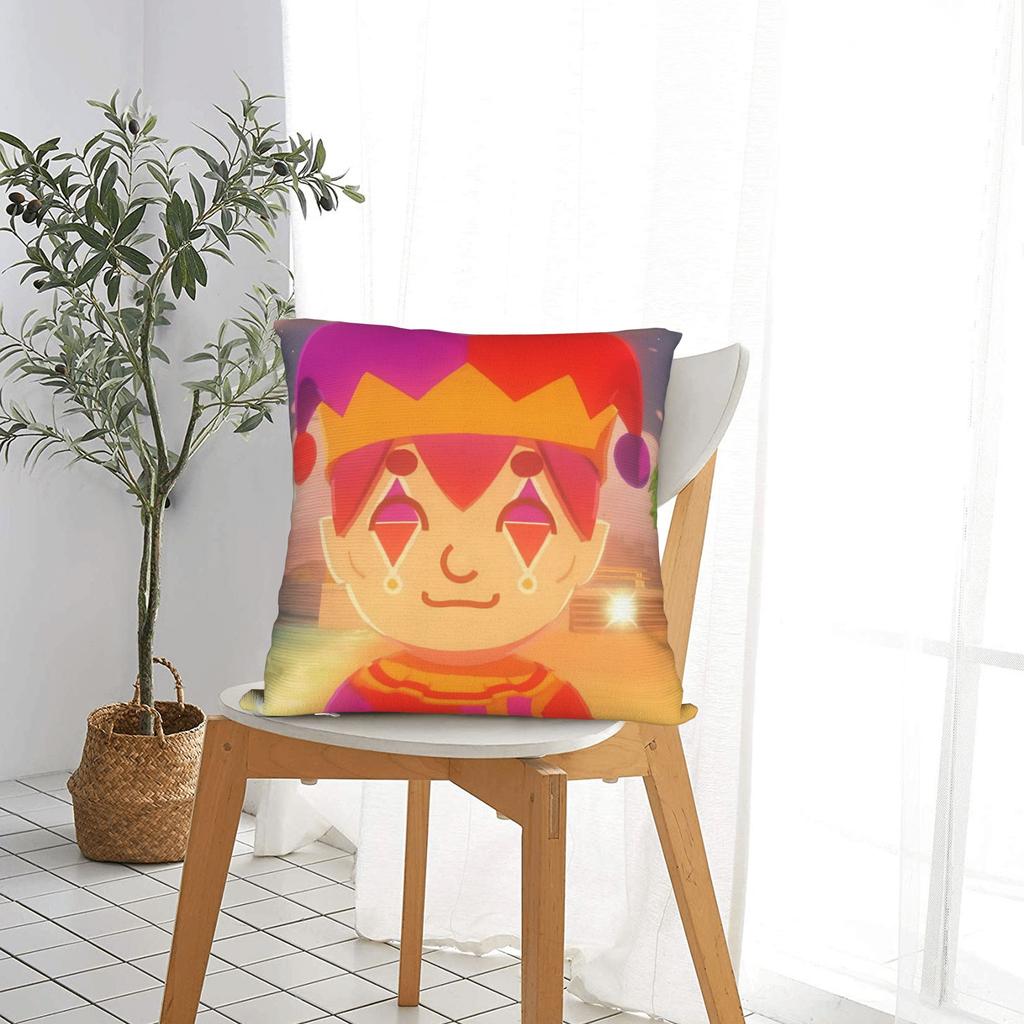 Hugh Morris Tomodachi Life Game Square Pillow Cases Cushion Cover Funny Polyester Decorative Pillowcase for Home 45x45cm