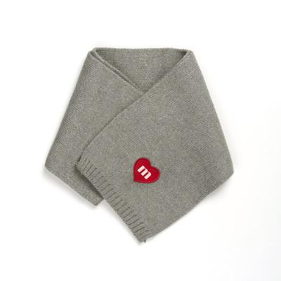 Macni LOVE M KNIT MUFFLER GREY