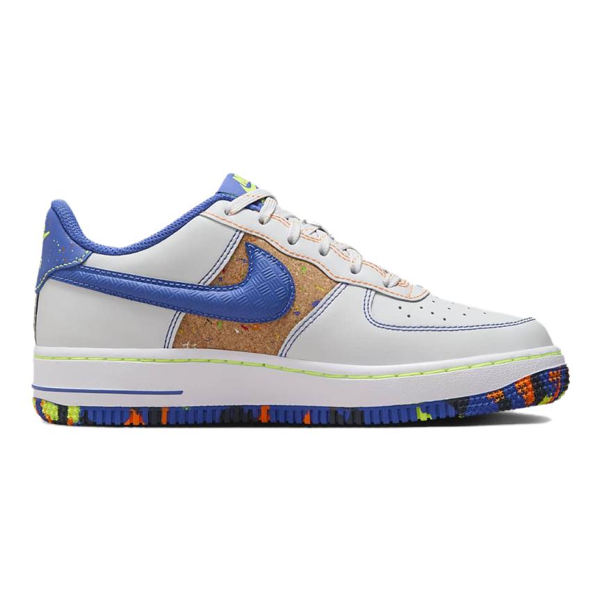 Nike Air Force 1 LV8 GS Playground Paint Pack Barnesko Blå Photon-Dust Volt HJ9231-025