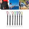 Retractable Fishing Lanyards Ropes Boating Kayak Lip Grips Tackle Safety Ropes Fishing Accessory 120cm