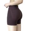 Jacquard Hüfthebende Pfirsichstrick Yoga-Shorts - Damen Dreiviertel Fitness-Leggings