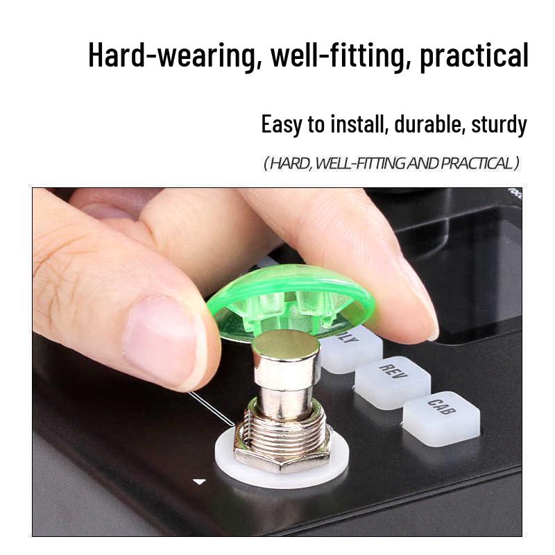 Universal Diamond Pedal Topper: Durable, Colorful Footswitch Cap for Electric Guitar Effects Pedals