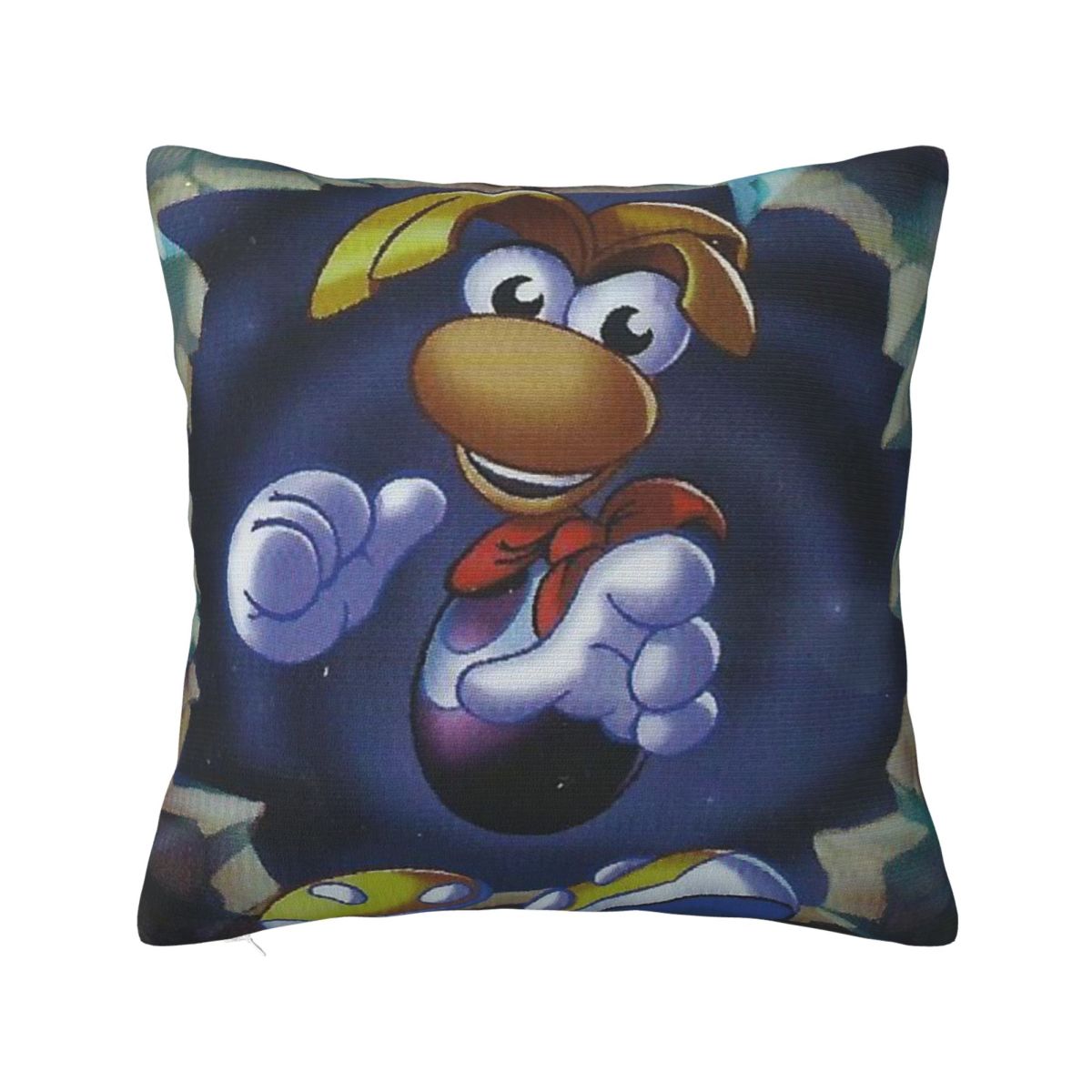 

Ps1 Rayman Game Vintage Gamer Gaming Gamer Girl Videogames Pillowcase Polyester Cushion Comfort Throw Pillow Sofa Cushions Used 22x22Inch
