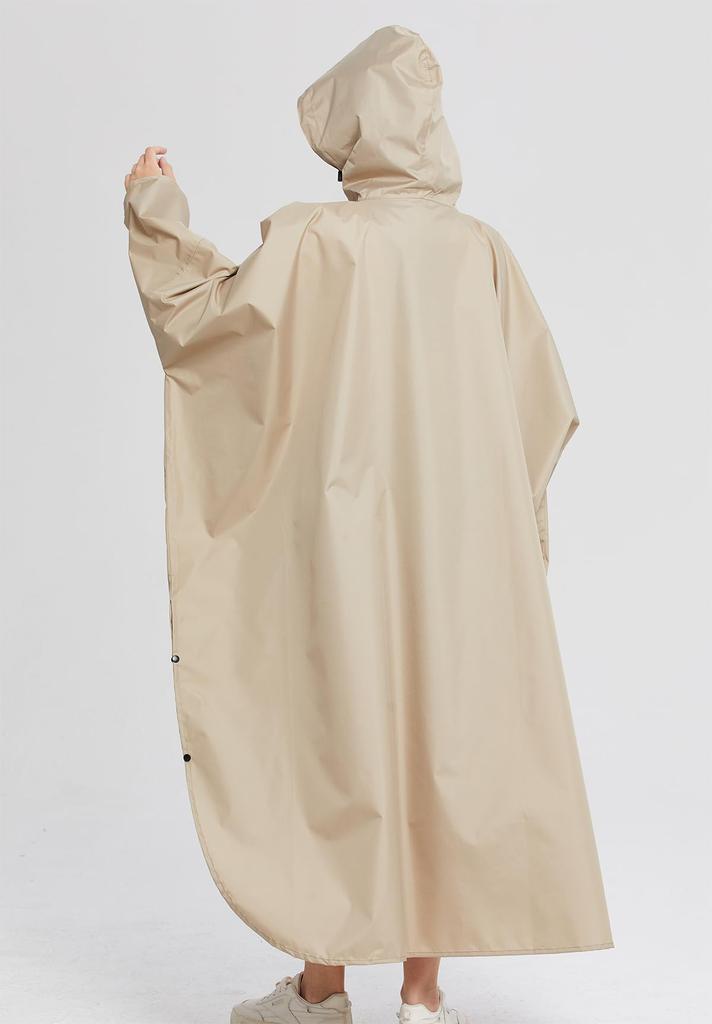 Regnjakke for ryggsekk regn regn for å se oppbevaringspose unisex [Moli&Hani] sykling, dame regnjakke, kompatibel, poncho, lett, vindtett,