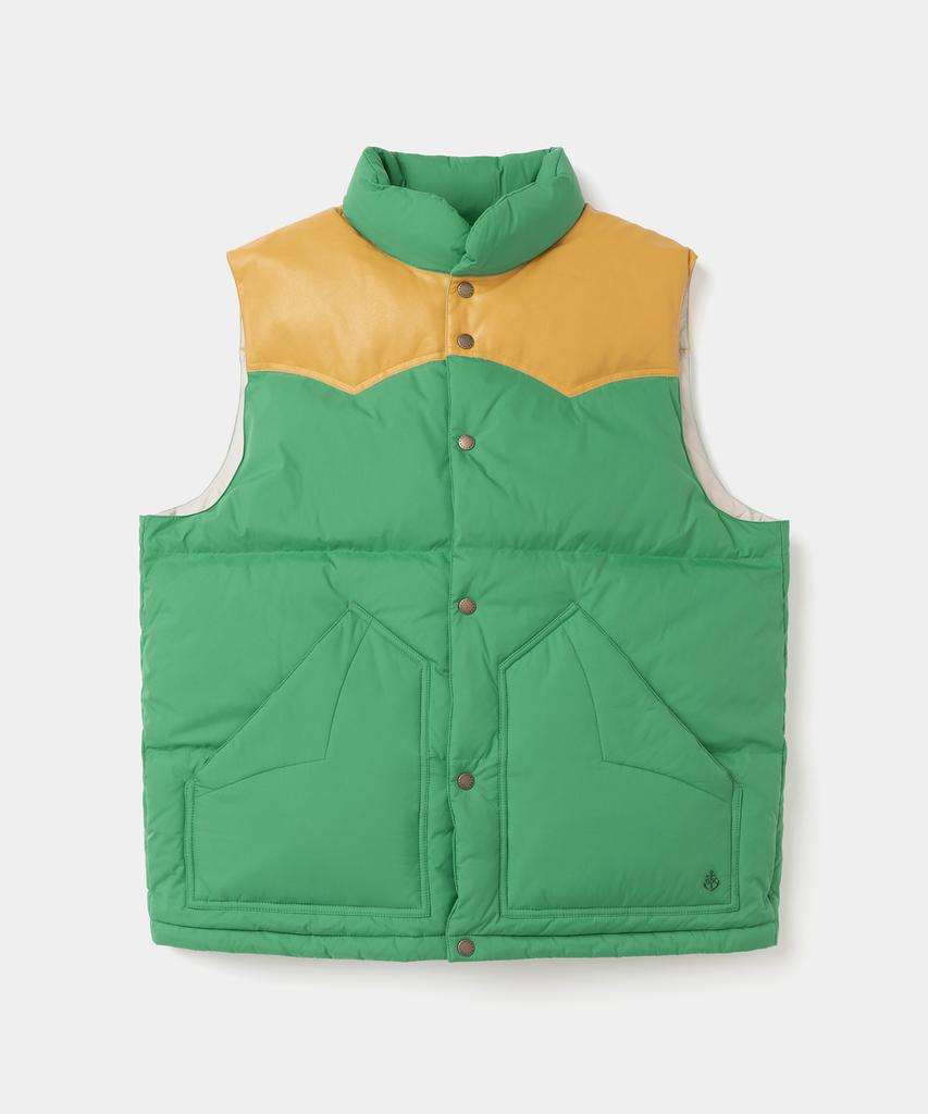 Uniform Bridge Western Down Vest Green