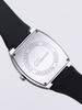 Orologio da polso di lusso con diamanti per donna Orologio al quarzo alla moda ed elegante con cinturino in silicone Impermeabile luminoso Orologio Tonneau