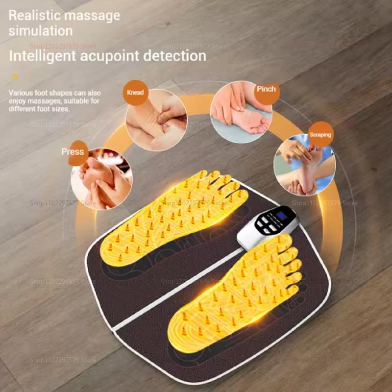 2025 Hote Sale Advanced Smart Foot Massager Pedal Microcurrent Physiotherapy Multi-Mode Foot Pad Pain Relief Health Device