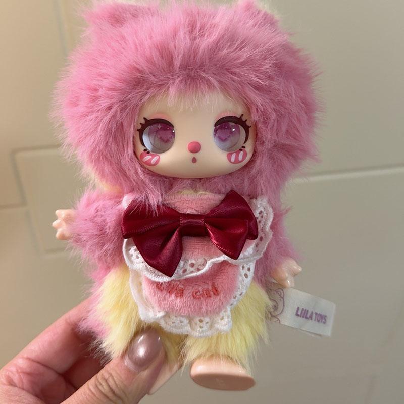 New Liila V4 Dessert Master Cat Series Toys Anime Action Figures Caja Trendy Sweet Fluffy Dolls Girls Birthday Gift
