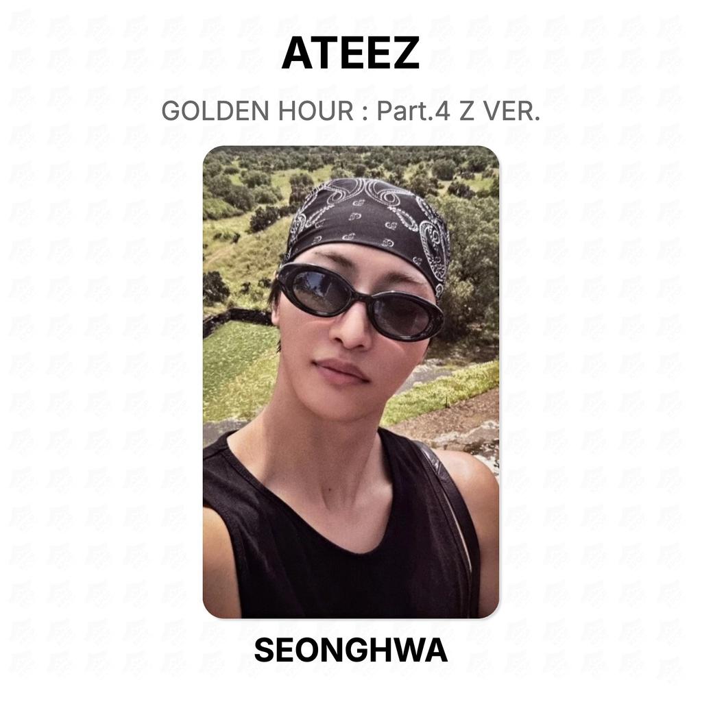 ATEEZ GOLDEN HOUR : Part.4 Z VER. Official Photocard