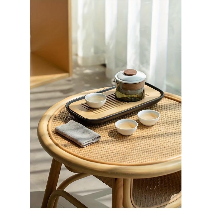 1 sada 4 ks keramických a skleněných cestovních čajových setů obsahuje jednu konvičku a tři šálky venkovní kemping přenosná čajová sada pro domácí restauraci hotelová kancelář Čaj A