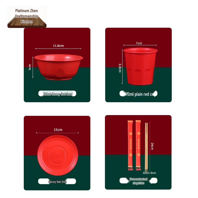 Disposable Rice Husk Tableware Set