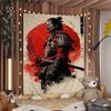 Japanese Samurai Cartoon Tapestry For Living Room Home Dorm Decor INS Home Decor