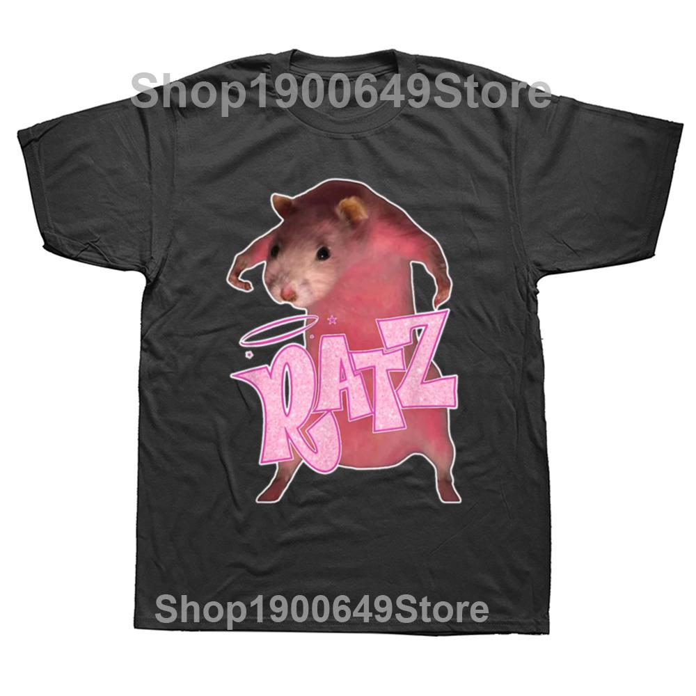 

Funny Pink Rat Im Afraid Youve Ratted Your Last TShirt Cute Mouse Print Graphic Tee Tops Ratz Memes Lovers Costume 3XL