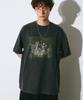 GAKKAI UNIONS Festa Pigment Short Sleeve T-Shirt Charcoal