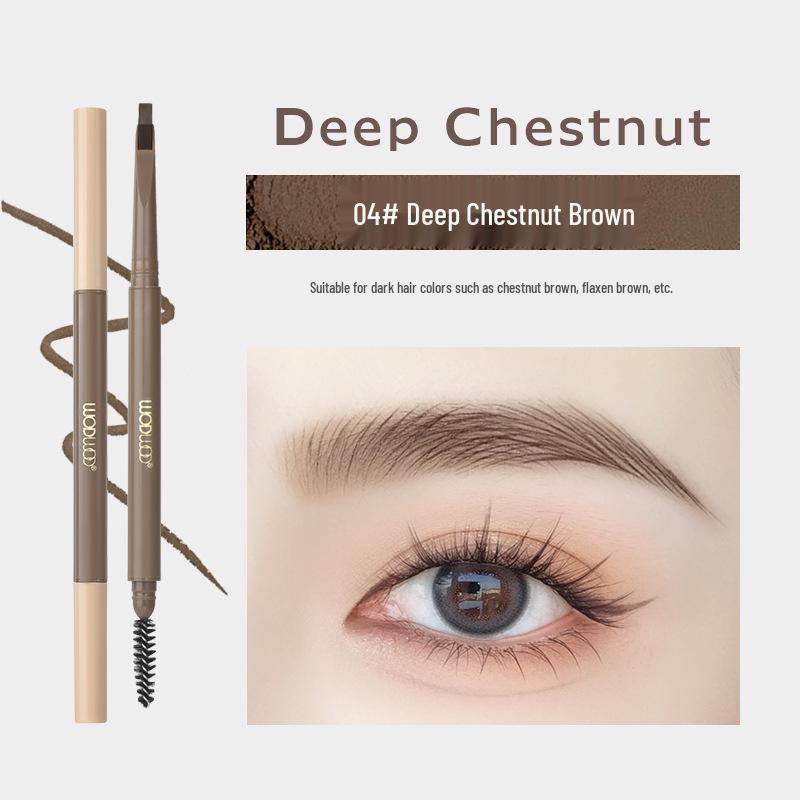 WODWOD Ultra-fine Waterproof Eyebrow Pencil: Long-lasting, Smudge-proof, Double-ended for Defined, Natural Strokes.