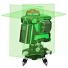 12 Lines Laser Level 3D Self-Leveling 360 Horizontal And Vertical Cross Super Green Laser Line Tool