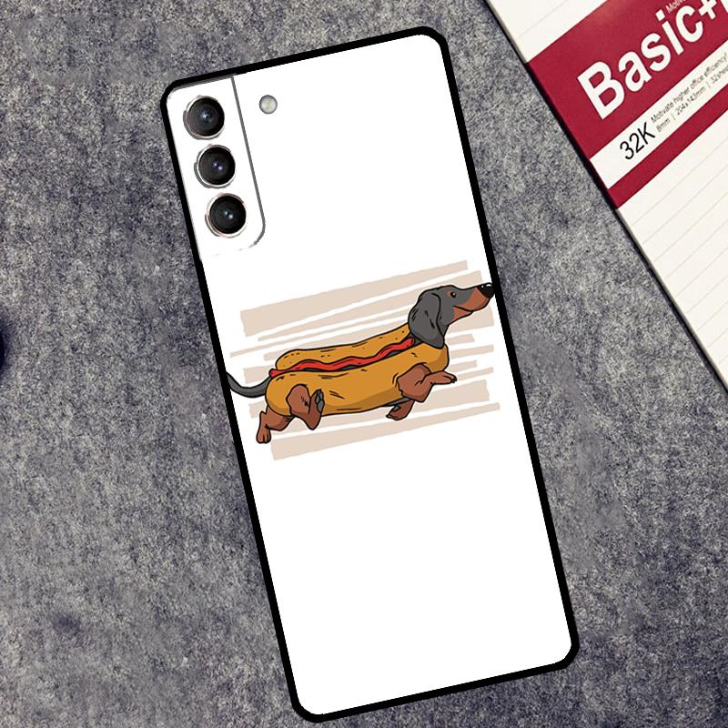 Dachshund Teckel Dackel Dog Case For Samsung Galaxy S24 S23 S22 S21 Plus Ultra Note 20 S9 S10 Note 10 S20 S21 FE Cover
