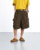 ANGLAN Structural Cargo Half Pants - Khaki