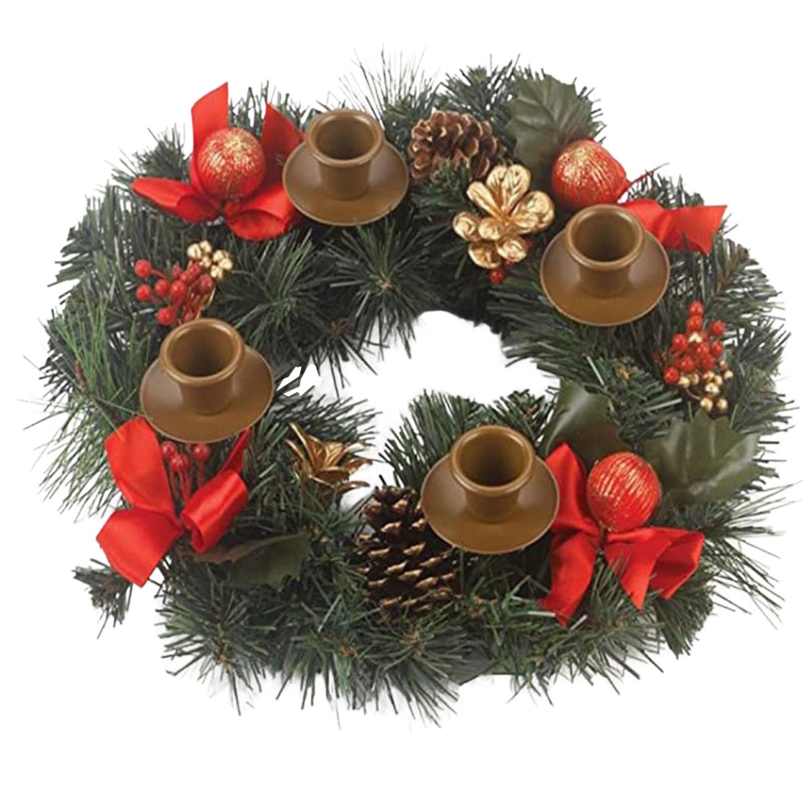 Лента Рождественский Адвент-Венок Многоцелевые Рождественские Украшения Гирлянда Многоразовые Рождественские Украшения Гирлянда для Праздничного Декора коричневый