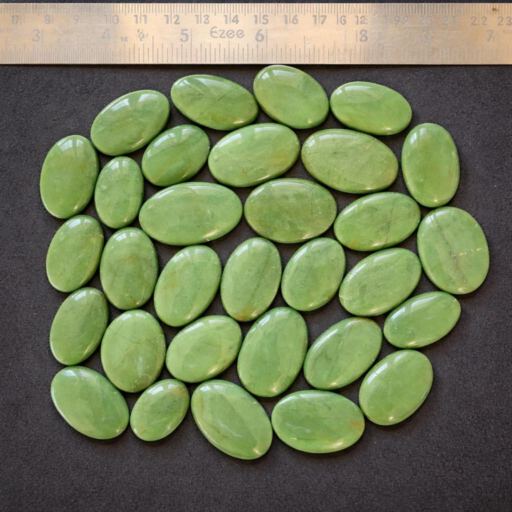 Wholesale AAA Green Jade Oval Cabochons – Natural Gemstones for Jewelry Making