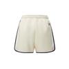 Reebok Color Block Lace-Up Knitted Casual Shorts Women shorts Off-White 24SRC606WGW2