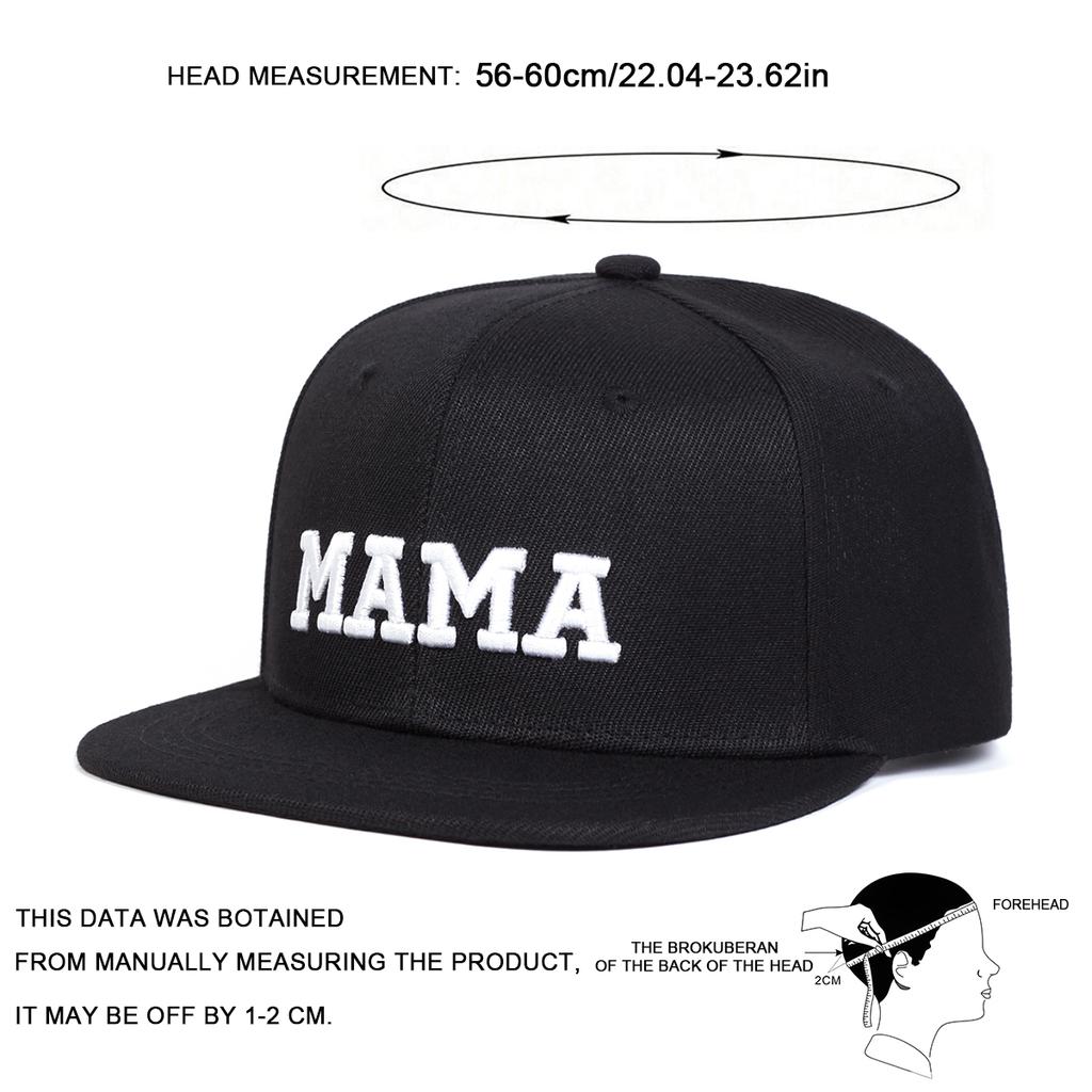 DADDY MAMA MINI Letter Embroidered Hip Hop Hats Family Hats Outdoor Adjustable Sunscreen Leisure Hat Spring Autumn Travel Tourism Beach Vacation