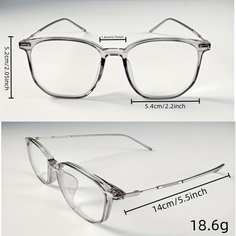 Chic Polygon Women's Clear Lens Glasses - Blue Light Blocking TR Frame