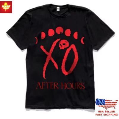 100% Baumwolle TOPS UNISEX T-SHIRTS HERREN DAMEN The Weeknd XO Logo Mondphasen T-Shirt Neue Bekleidung Limitierte Auflage