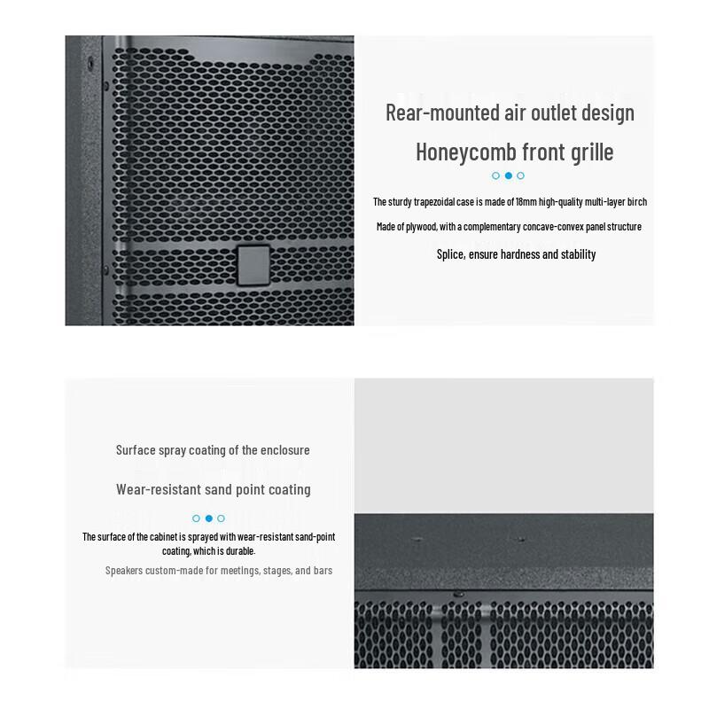 Runpu RP-HYX605 10-inch Full-Range Professional Conference Speaker (CN version)