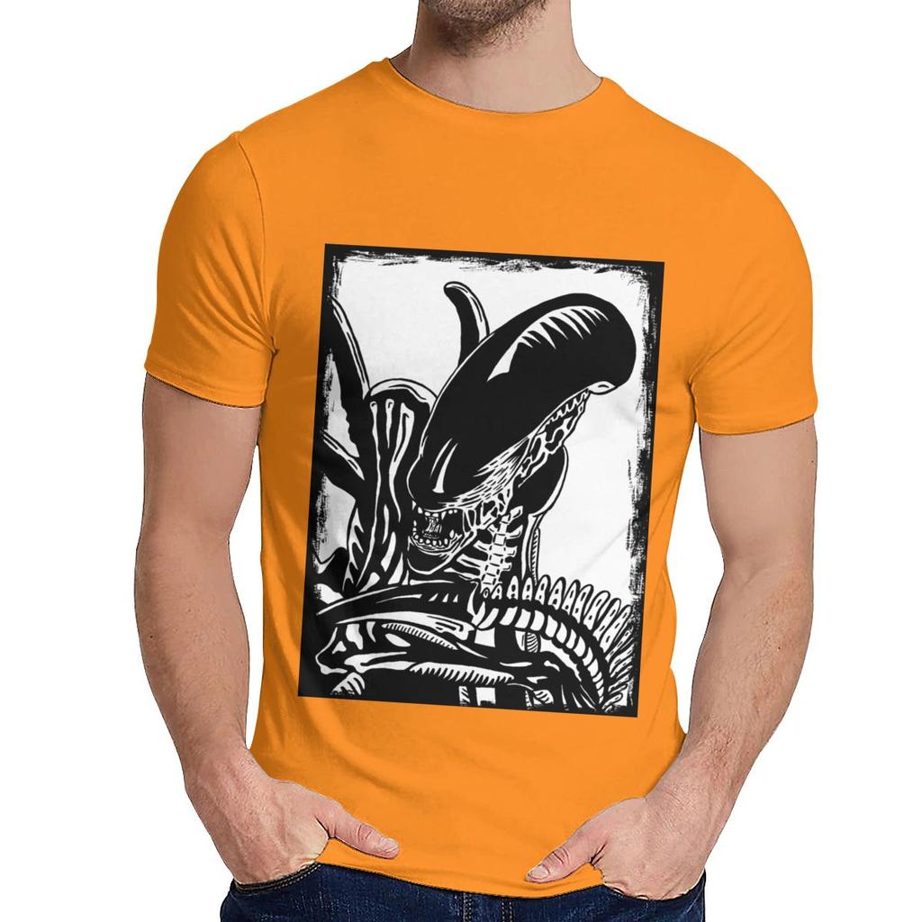 Alien Vs Predator Tee Alien Covenant Men Awesome Natural Cotton T Shirt Crewneck