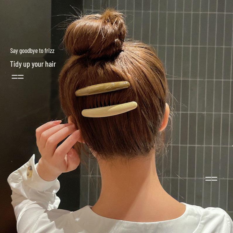 Korean Seamless Backcombing Hair Clip: Sweet Bangs Side Comb Hairpin for Girls & Babies
