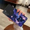 Etui do Motorola Moto G71 G53 G30 G50 G22 Edge40 G51 G73 G52 Edge 20 Pro 30 Lite G60s G32 Pokrowiec Czarny Kot Gwieździsta Noc